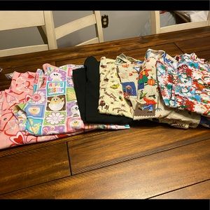 Lot of woman’s scrub jackets